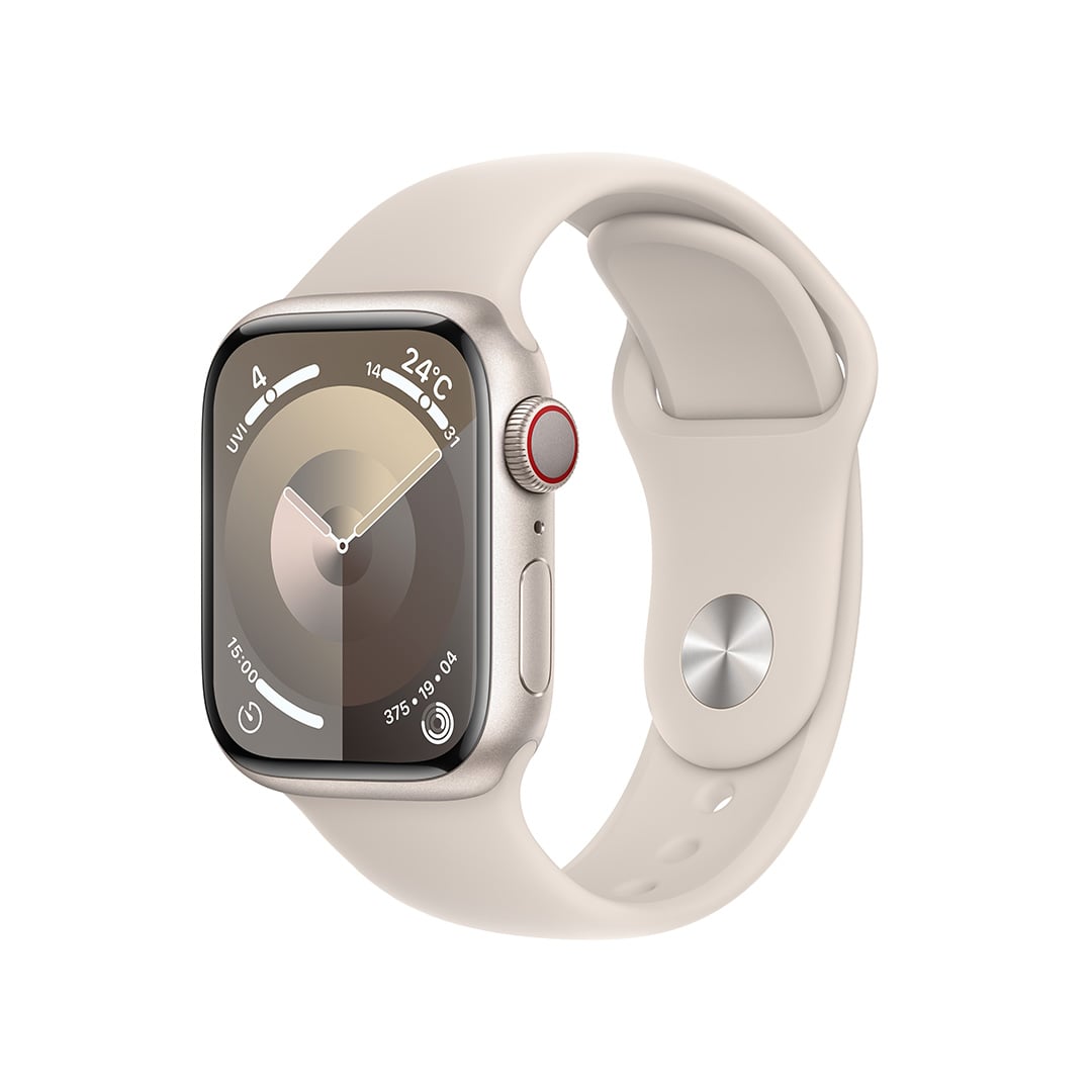 Apple Watch Series 9（GPS + Cellularモデル）- 41mmスターライト
