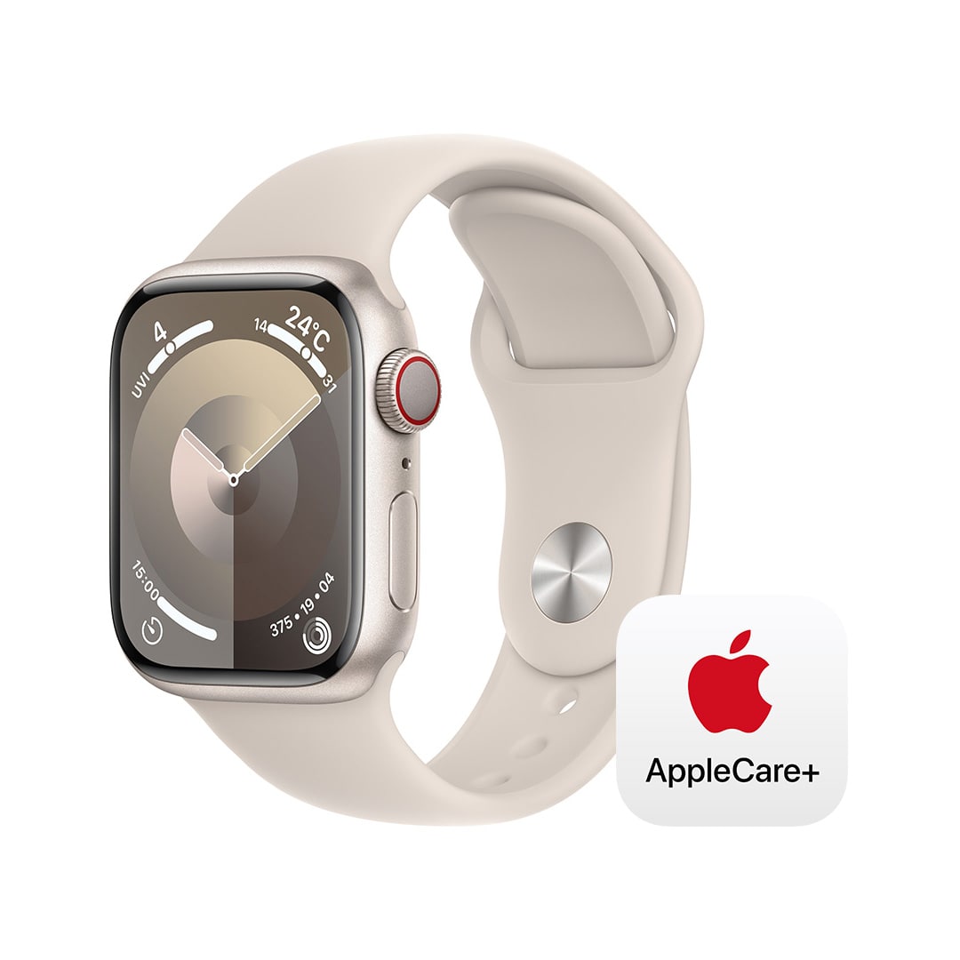 Apple Watch Series 9（GPS + Cellularモデル）- 41mmスターライト 