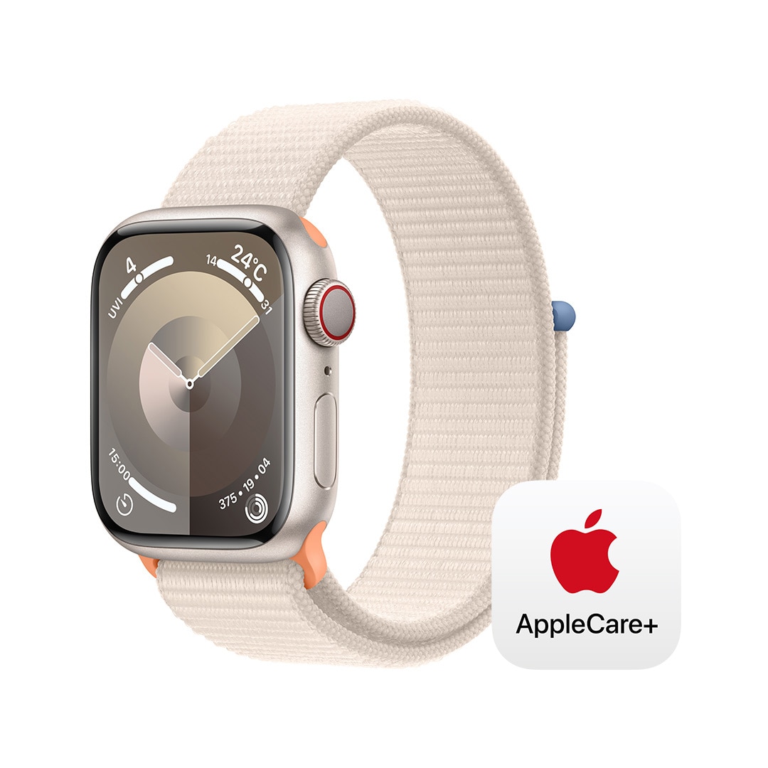 Apple Watch Series 9（GPS + Cellularモデル）- 41mmスターライト