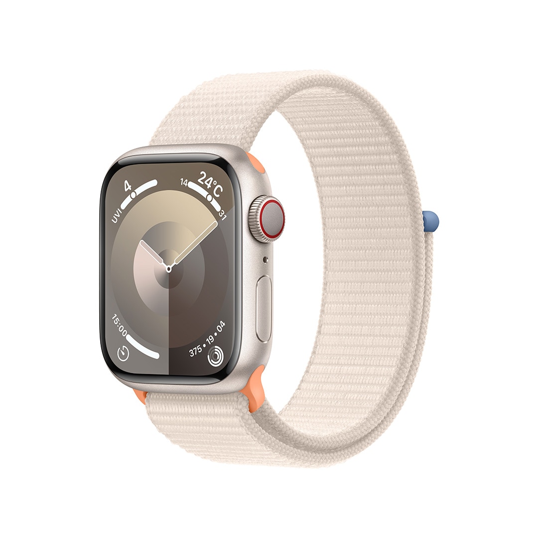 Apple Watch Series 9（GPS + Cellularモデル）- 41mmスターライト