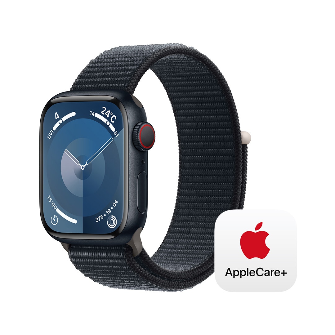 Apple Watch Series 9（GPS + Cellularモデル）- 41mmミッドナイトアルミニウムケースとミッドナイトスポーツループ  with AppleCare+: Apple Rewards Store｜ANA Mall｜マイルが貯まる・使えるショッピングモール