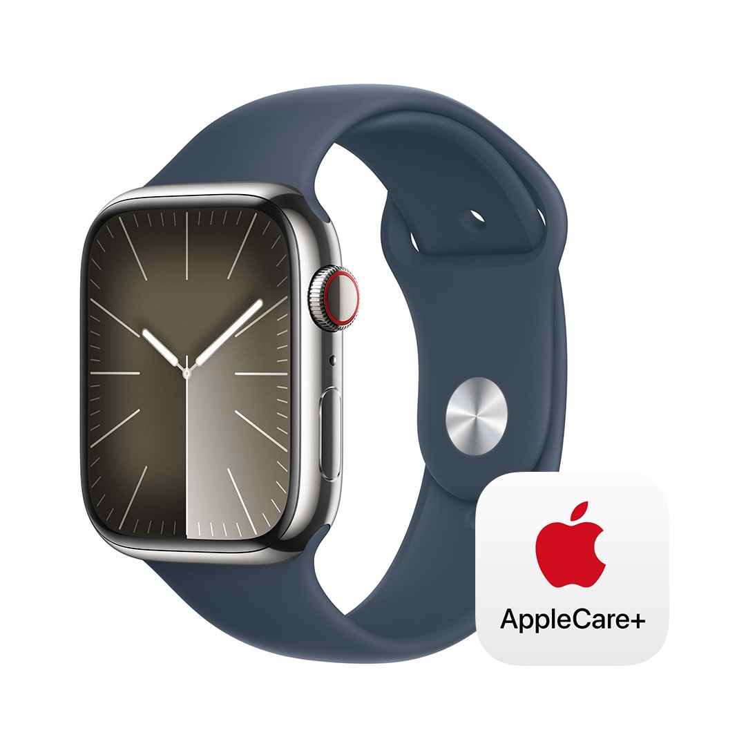 Apple Watch Series 9（GPS + Cellularモデル）- 45mmシルバー 