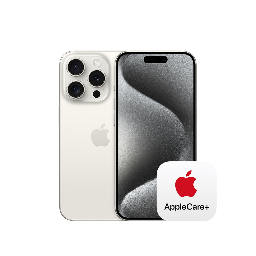 iPhone 15 Pro 128GB ホワイトチタニウム with AppleCare+: Apple ...