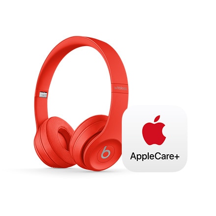 Beats Solo3 Wirelessヘッドフォン - レッド with AppleCare+: Apple