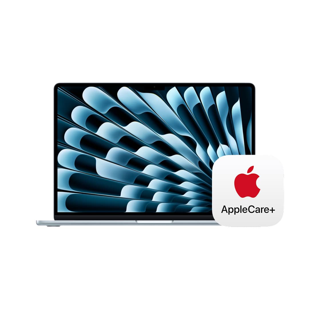 15インチMacBook Air: 10コアCPUと10コアGPUを搭載したApple M4チップ, 16GB, 256GB SSD - スカイブルー with AppleCare+