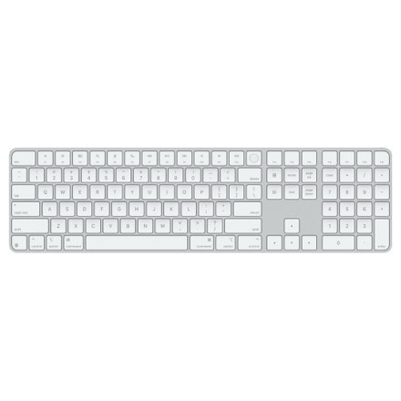 Appleシリコン搭載Macモデル用Touch ID搭載Magic Keyboard（テンキー付き）- 英語（US）- ホワイトキー