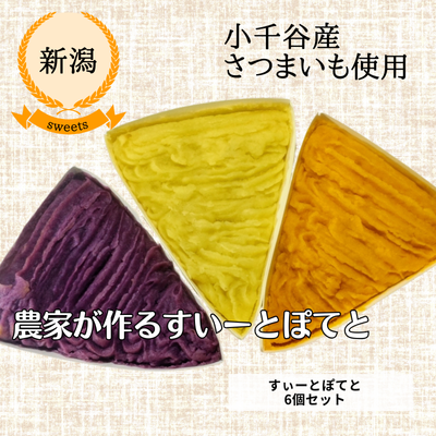 【冷凍】【新潟・農園ビギン】 すぃーとぽてと6個セット(送料無料)