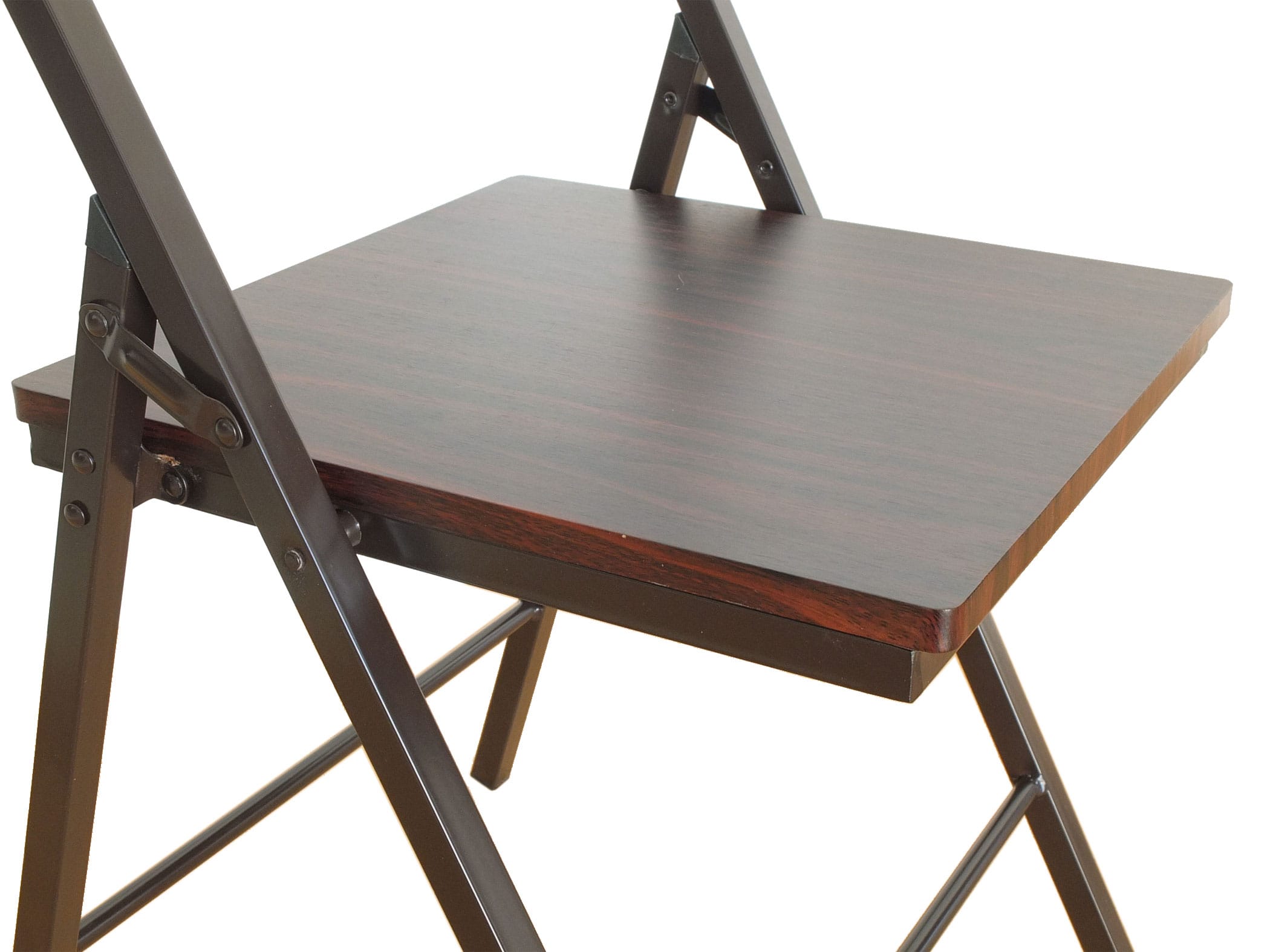 【ウォールナット】スグ使える 木目調が美しいダイニングチェア2脚セット Butterfly 完成品 ウォールナット 2脚セット