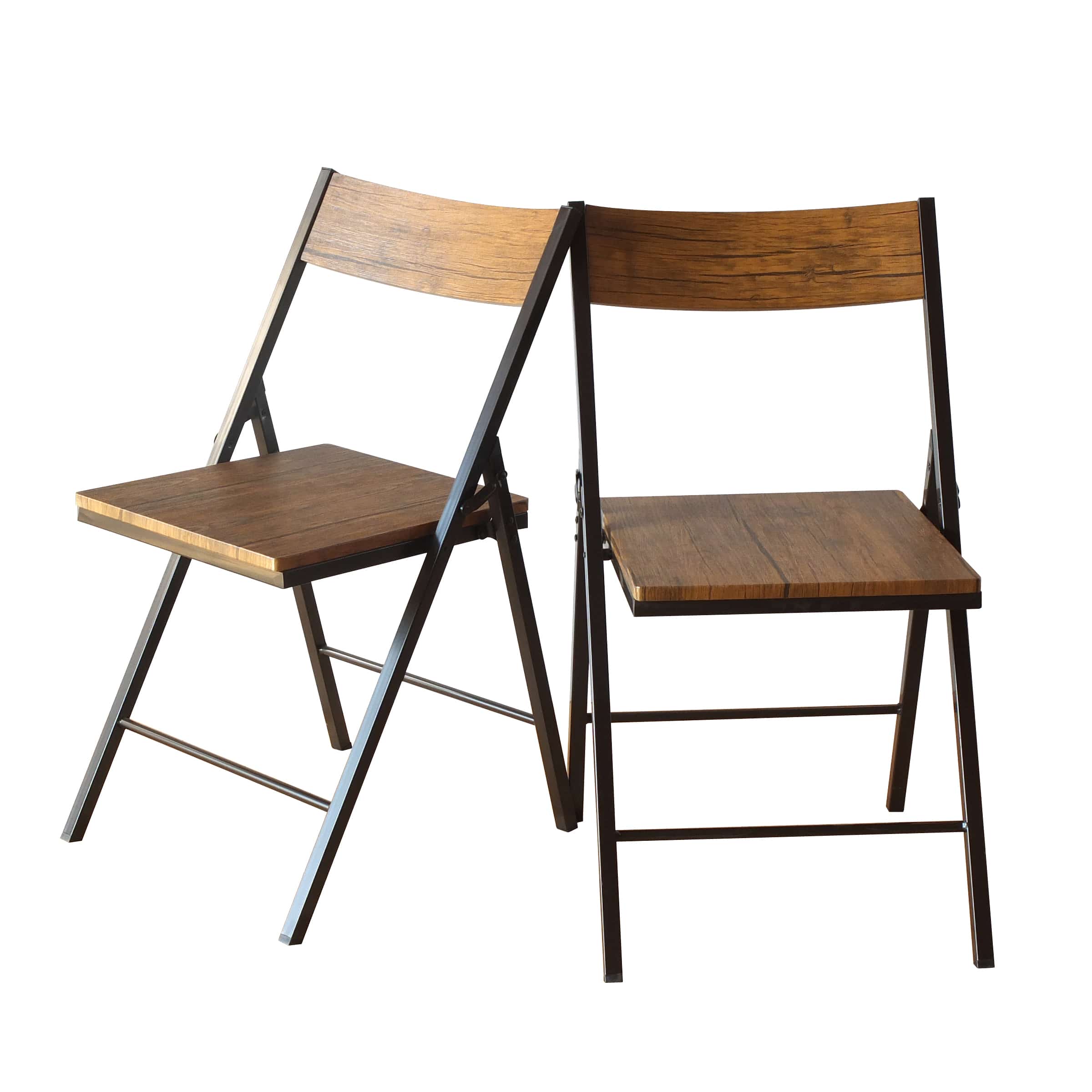 【ブラウンパイン】スグ使える 木目調が美しいダイニングチェア2脚セット Butterfly 完成品 ブラウンパイン 2脚セット