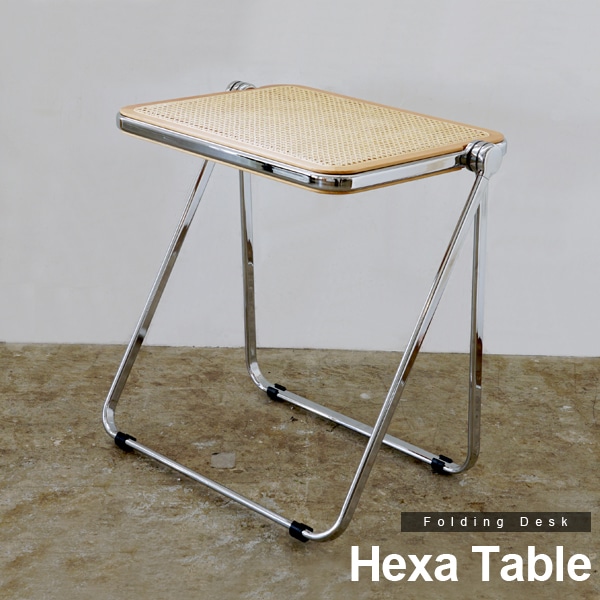 ヘキサテーブル 折りたたみデスク 折りたたみ 机 完成品 デザイナーズ リプロダクト