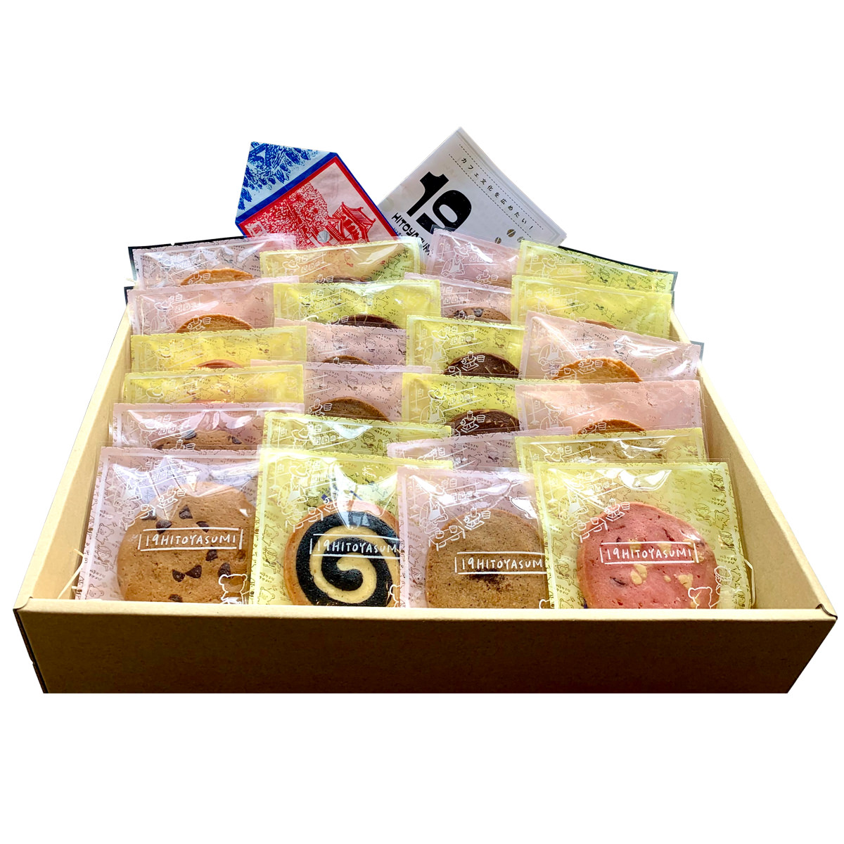 手作りアメリカンクッキーアソートギフト 〔ココアナッツクッキー、エスプレッソクッキー、マカダミアナッツクッキーほか全6種各4〕 洋菓子 【沖縄・離島 お届け不可】