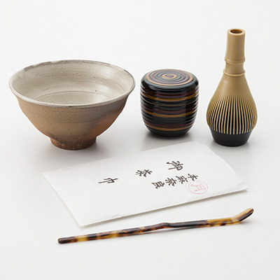 樹脂製の茶せんなどのセット　おてが～る　抹茶セットA　有限会社ふげつ　福井県　現代にマッチした茶道具を提案しています