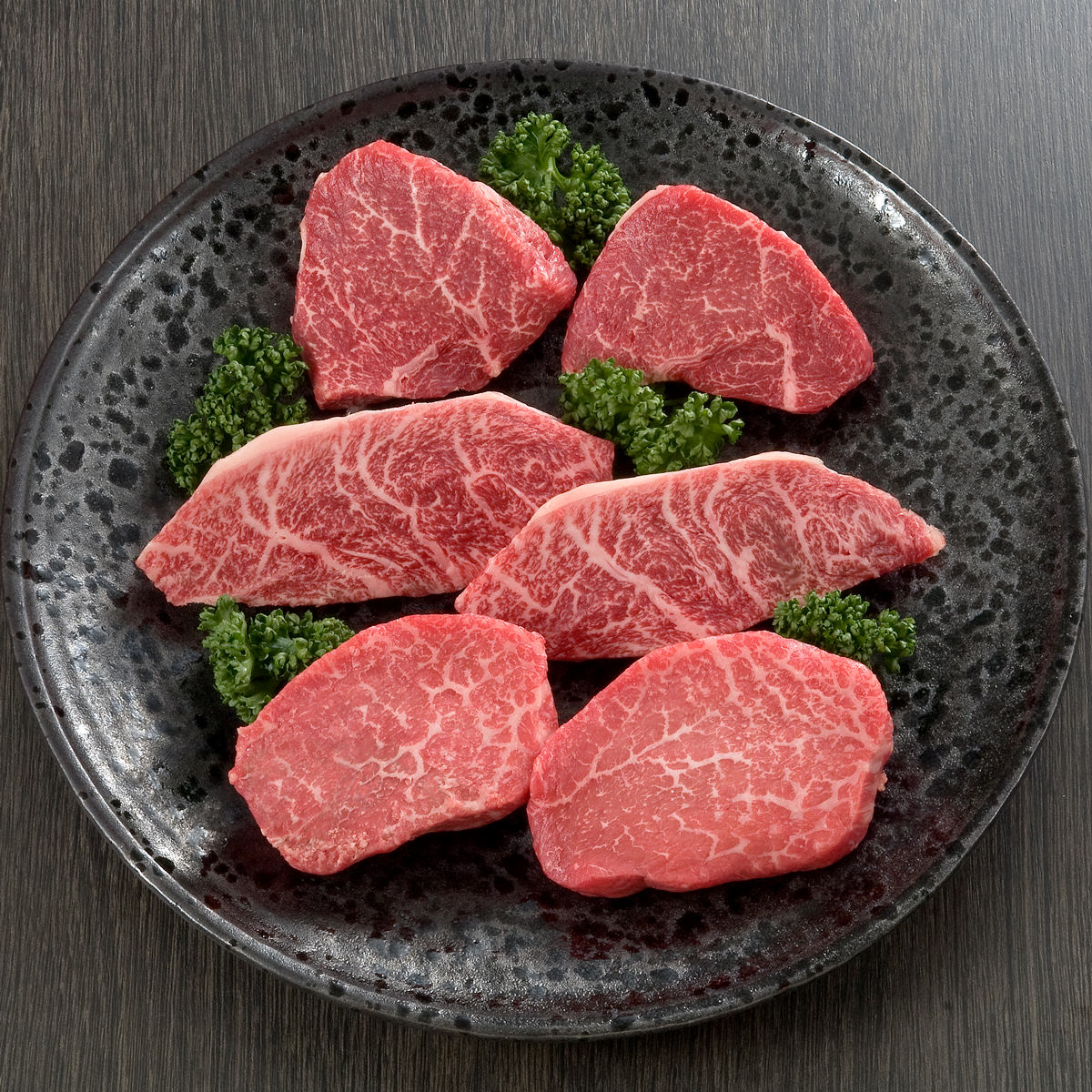 食べ比べセット　〔松阪牛モモ(ランプ・イチボ・　松阪牛　希少部位ステーキ3種