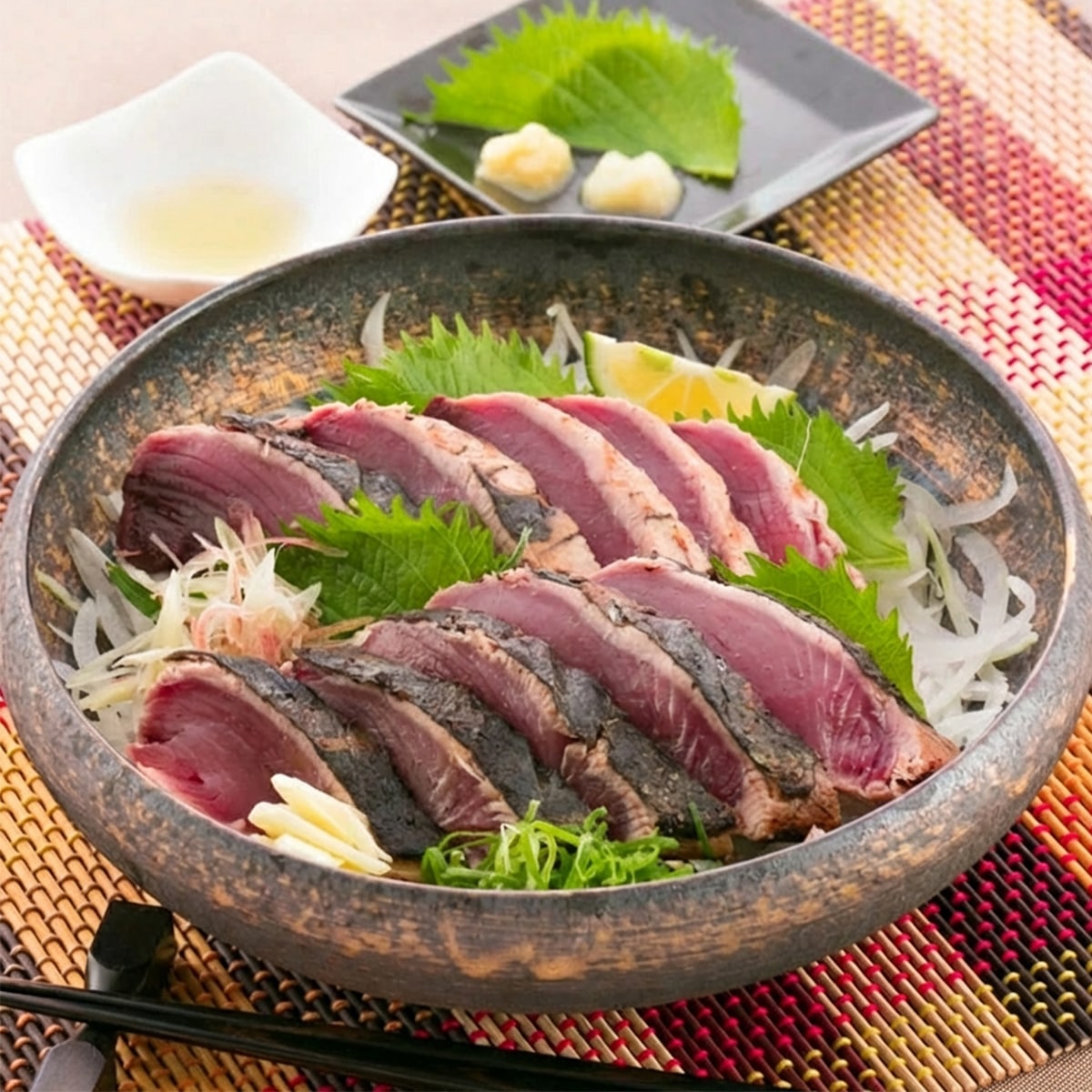 厳選した鰹をわら焼きで風味豊かに焼きあげた「黒潮たたき」3本入　土佐海・高知県