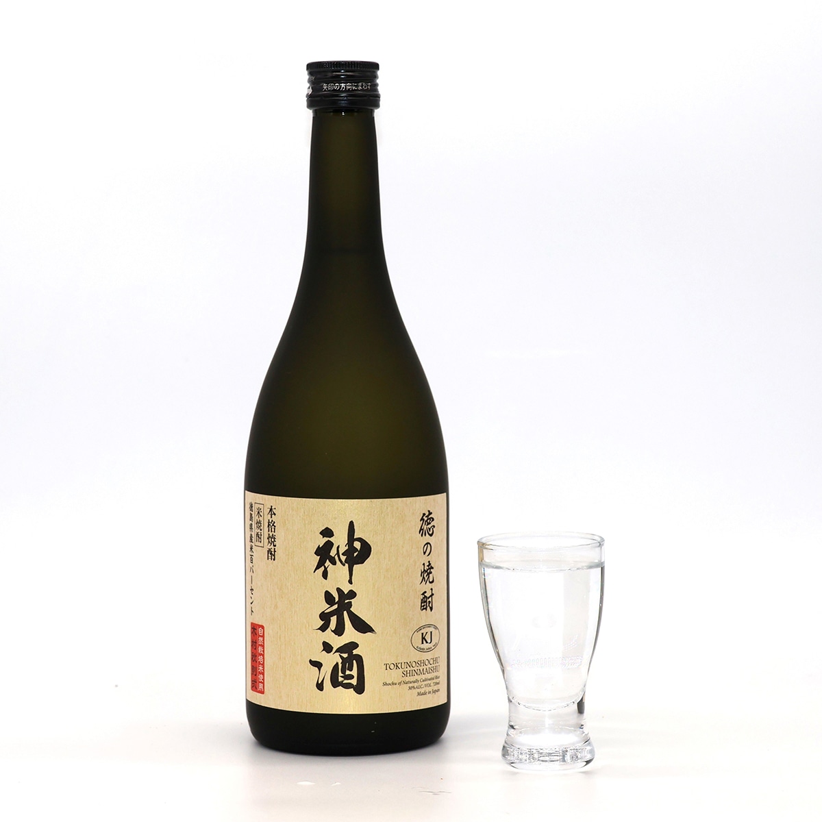 OrganicGarden 米焼酎 徳の焼酎 神米酒 徳島県産 自然栽培米 焼酎〔720ml〕
