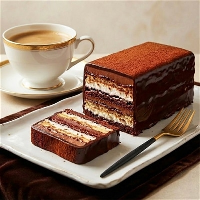 ＜TV番組で紹介＞長崎石畳ショコラ　絶品チョコレートケーキ（ハーフサイズ）　｜　ネオクラシッククローバー（株式会社清水雲仙）・長崎県 【北海道・沖縄・離島 お届け不可】