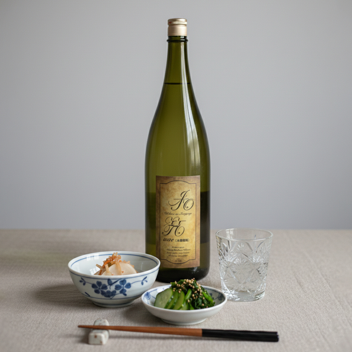 若狭産の原料を使った芋焼酎　若狭のにごり焼酎　和笑　有限会社　ハマセ酒店・福井県