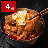 ジャン辛もつ煮 1人前×4〔225g×4〕 群馬県 惣菜 雷太郎【沖縄・離島 お届け不可】