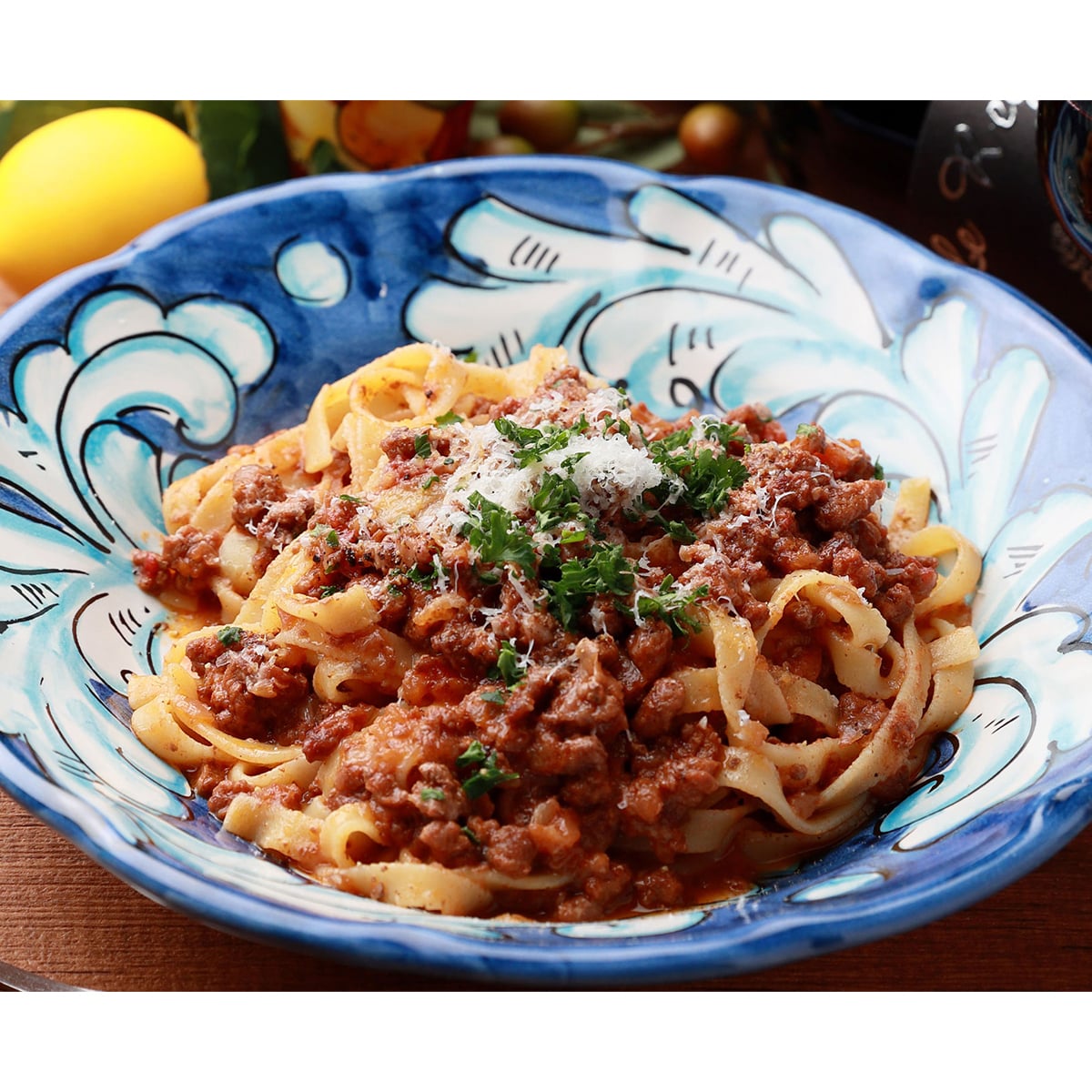 冷凍 ボロネーゼと生パスタセット 2人前 〔260ｇ（めん重量110ｇ）×2パック〕 イタリアン フェットチーネ 惣菜 京都 ダニエルズ