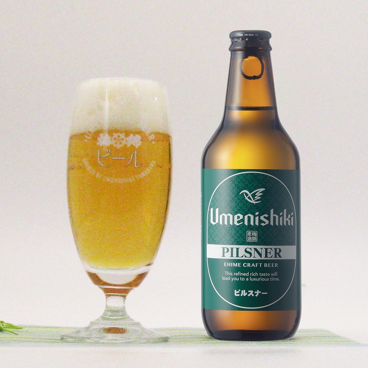 梅錦ビール ピルスナー 24本セット 〔330ml×24〕 地ビール お酒 梅錦山川