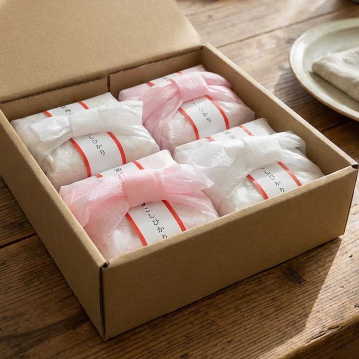 新潟県産コシヒカリギフトセット 赤包み 〔300g(2合)×4〕 米