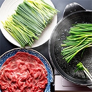 素朴な風味、美味いを堪能する「ねぎしゃぶ」セット 菊水旅館・大分県 【北海道・沖縄・離島 お届け不可】