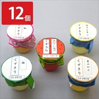 加賀かきもち丸山 フルーツくずきり 〔(梅170g×1、夏みかん170g×1、ゆずレモン170g×1、金沢すいか170g×1、もも170g×2) ×2〕