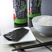 丸駒産業 愛知県 三河湾産 ローカロリーで栄養豊富 味付のり朝食6本入 〔10切60枚×6本〕