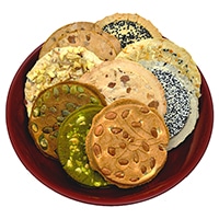 胡麻、落花生、いか、りんご、かぼちゃなどバラエティ豊かな巖手屋の南部煎餅9種詰め合せ　巖手屋・岩手県