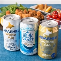 網走ビール 網走ビール12缶セット 流氷ドラフト ABASHIRI White Ale ABASHIRI Golden Ale〔350ml×12〕【沖縄・離島 お届け不可】