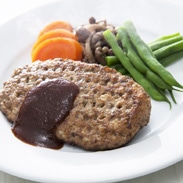 宗谷岬牧場のハンバーグ 株式会社そうべい 北海道 日本最北の牧場の牧草で育った牛肉や北海道産素材で作ったやわらかハンバーグ