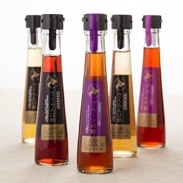 大橋さくらんぼ園 北海道 さくらんぼ酢と果実の酢 5本セット〔さくらんぼ3種・プラム・プルーン(各120ml)〕
