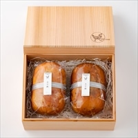 比内地鶏 火内鶏 ブロックハム 杉箱入 〔プレーン500g・ブラックペッパー500g〕