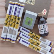 中山とろろそばセットONT-02 株式会社おぐら製粉所 秋田県 昔からの伝承を受け継いだそば粉を贅沢に使用したそばのセット。