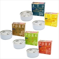 四万十の鮎とポーク 缶詰6缶セット 〔鮎2種計3、ポーク3種×各1〕 高知 豚肉 鮎 惣菜 黒潮町缶詰製作所