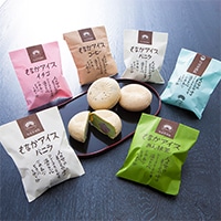 焼いて美味しい、もなかアイスセット 有限会社牧成舎 岐阜県 オーブントースターで焼くと皮がパリッと香ばしい「焼きアイス」に。