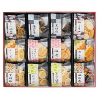 お煎餅12種詰合せ あられ煎【沖縄県・離島 配送不可】