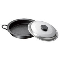 燕三 IH対応鉄焼肉･餃子鍋26㎝（蓋付）【沖縄県・離島 配送不可】