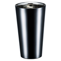 ブリリアント･ブラック 2重ストレートカップ250ml【沖縄県・離島 配送不可】