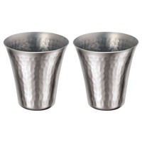 食楽工房 霞 チタン冷酒カップ2P【沖縄県・離島 配送不可】