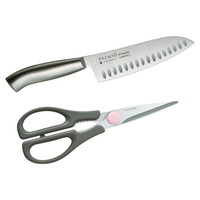 プレミオ オールステンレス三徳･キッチンバサミセット【沖縄県・離島 配送不可】