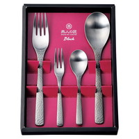 燕人の匠 ブラック カトラリー4P【沖縄県・離島 配送不可】