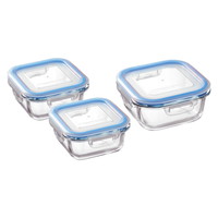 レッシュ 耐熱ガラス容器3点セット【沖縄県・離島 配送不可】