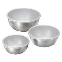 燕三 シリコーン蓋付ステンレスボール3点セット【沖縄県・離島 配送不可】