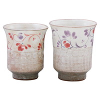 粉引唐草 組湯呑【沖縄県・離島 配送不可】