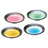 四季彩 小皿4P 木箱入【沖縄県・離島 配送不可】