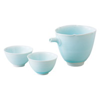 波佐見焼 青磁 半酒器【沖縄県・離島 配送不可】