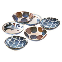 Brush Blue 筆青 スモールボウル6客揃【沖縄県・離島 配送不可】