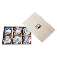 江戸っ子恐竜 六客まめ皿揃【沖縄県・離島 配送不可】