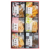 お煎餅6種詰合せ あられ煎 AS-01【沖縄県・離島 配送不可】